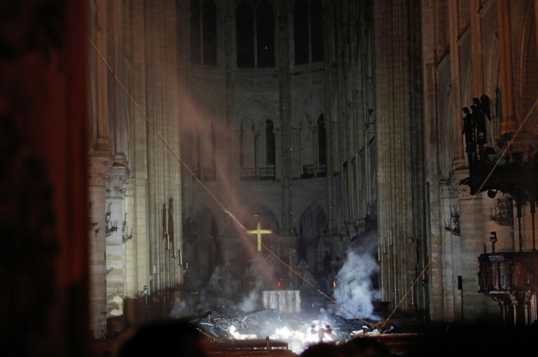 Notre Dame: the Cross Still Stands